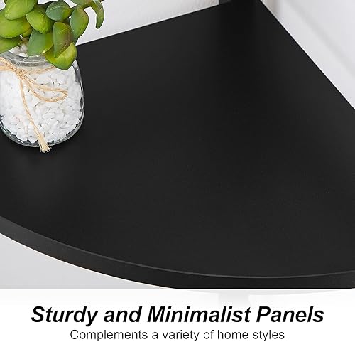 Miniatura 7 de Estantería esquinera industrial de 5 niveles, estante esquinero independiente con marco de metal, soporte de esquina abierto para plantas para