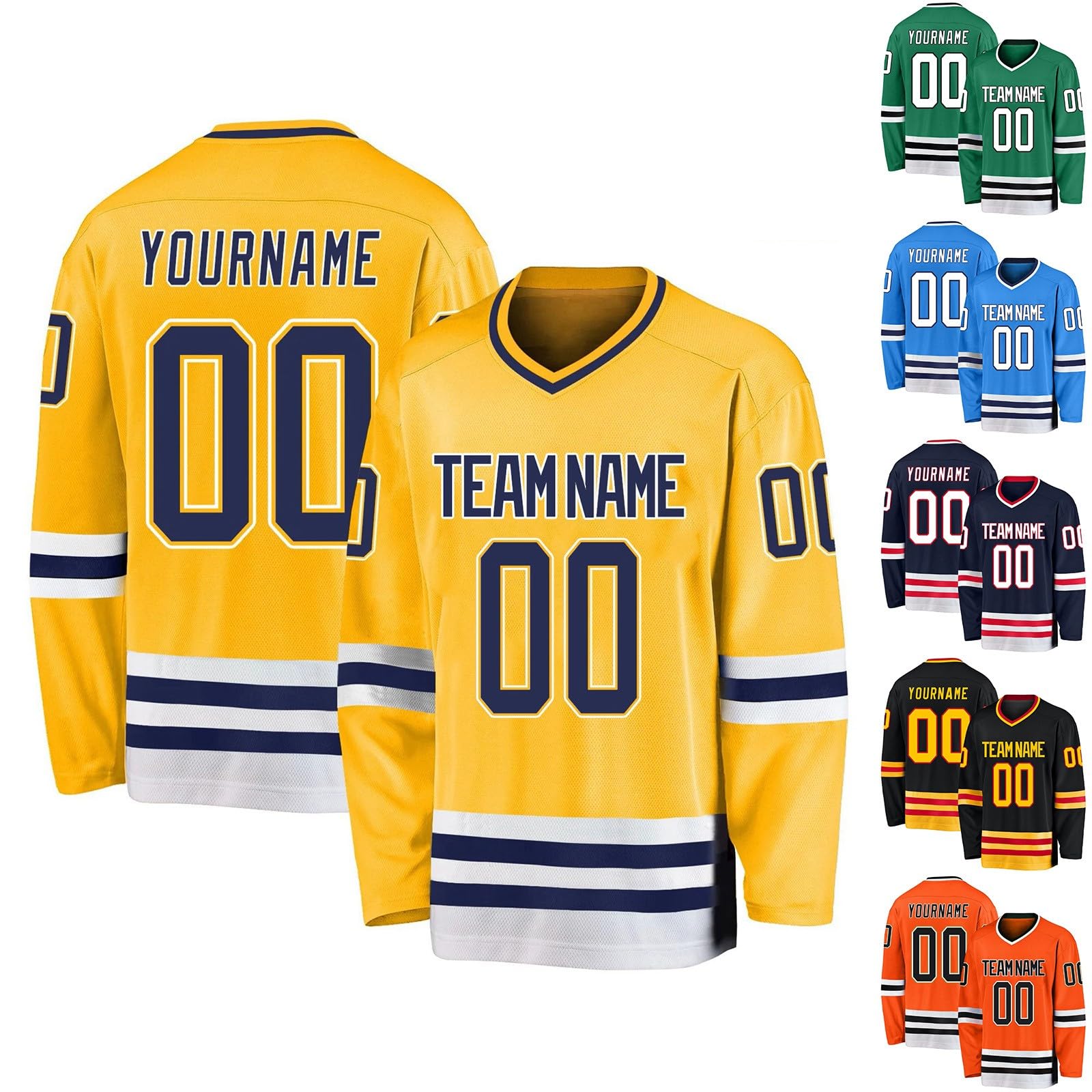 Maillots de Hockey Personnalisables Hommes Femmes Enfants