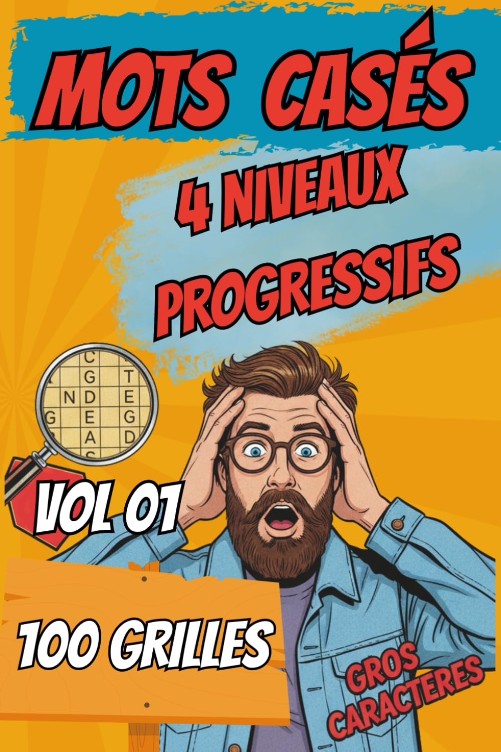 Mots Casés Pour Adultes et Seniors – Gros Caractères – 100 Grilles avec Solutions – Pour Entraîner La mémoire et se Détendre: Cahier de Jeux de ... Idéal pour Passer Le Temps et Soulager