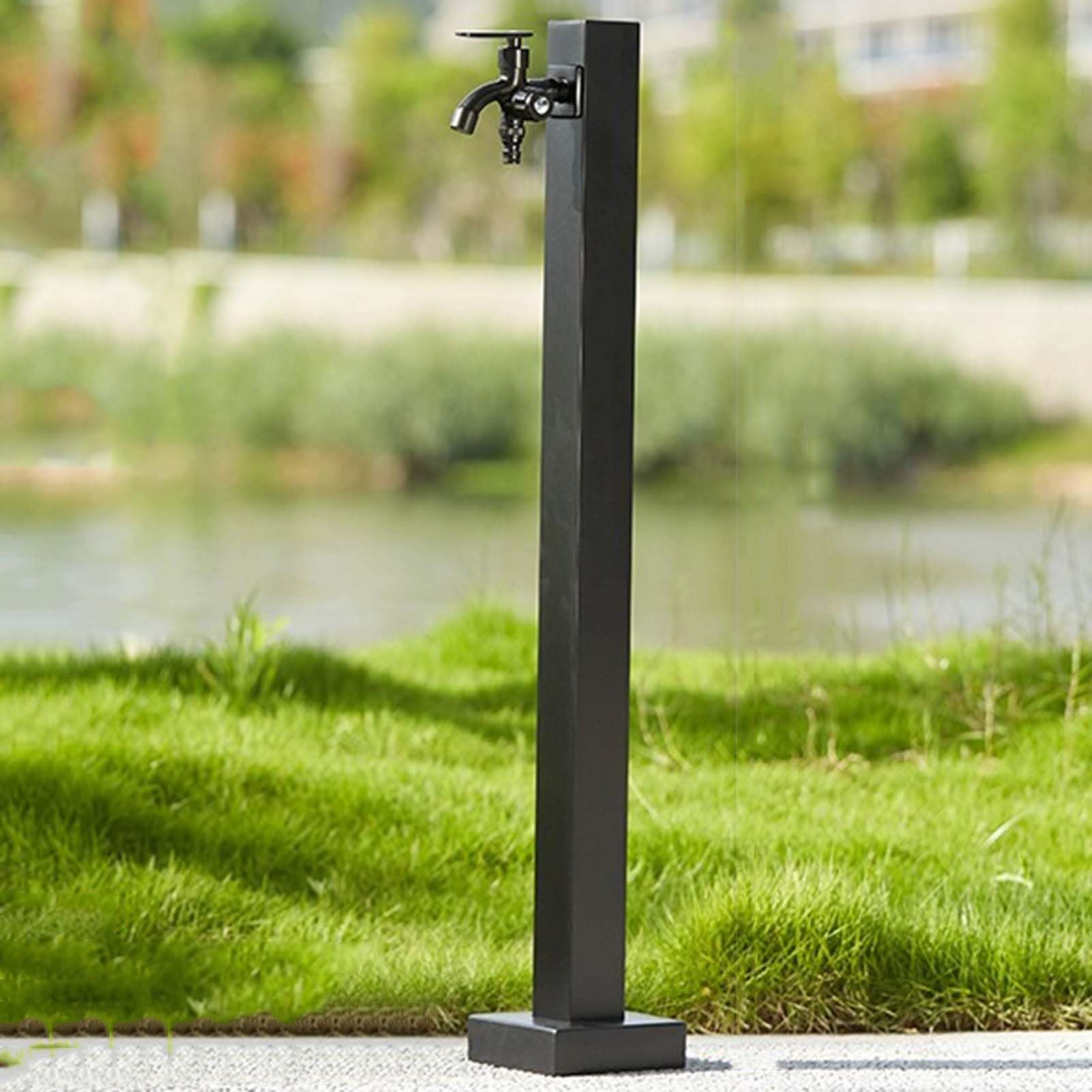 BHGFYXBS Stainless Steel Garden Water Column Faucet Stand - Square Outdoor Hydrant For Decorative Fountain, Irrigation, And Washing, And Stylish Water Feature,size_name-Kit 8
