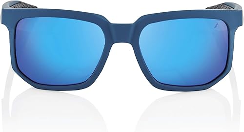 Miniatura 2 de 100% Gafas de sol Centric con montura angular, duraderas, ligeras y de rendimiento activo con patillas de goma y agarre para la nariz (azul tacto