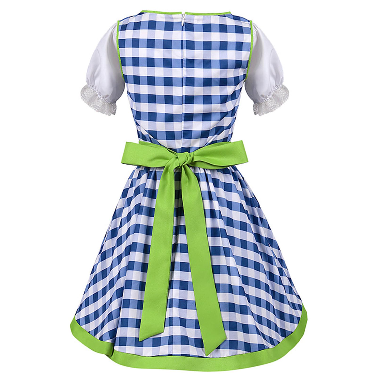 Generisch Dirndl Damen Kurz Dirndl-Komplettsets Oktoberfest Damen Outfit