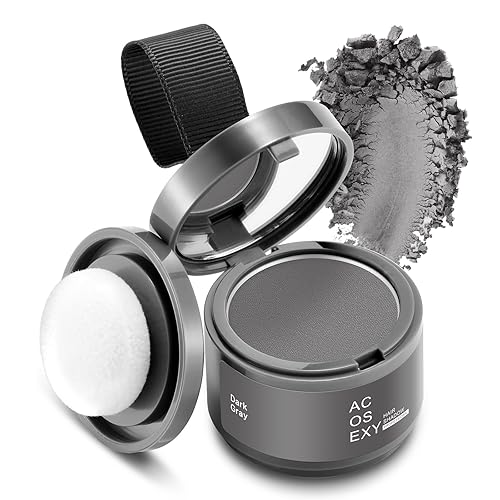Miniatura 29 de Polvo de tinte de cabello para retoque de raíces para cobertura de canas y adelgazamiento del cabello, polvo de sombra de línea capilar caoba