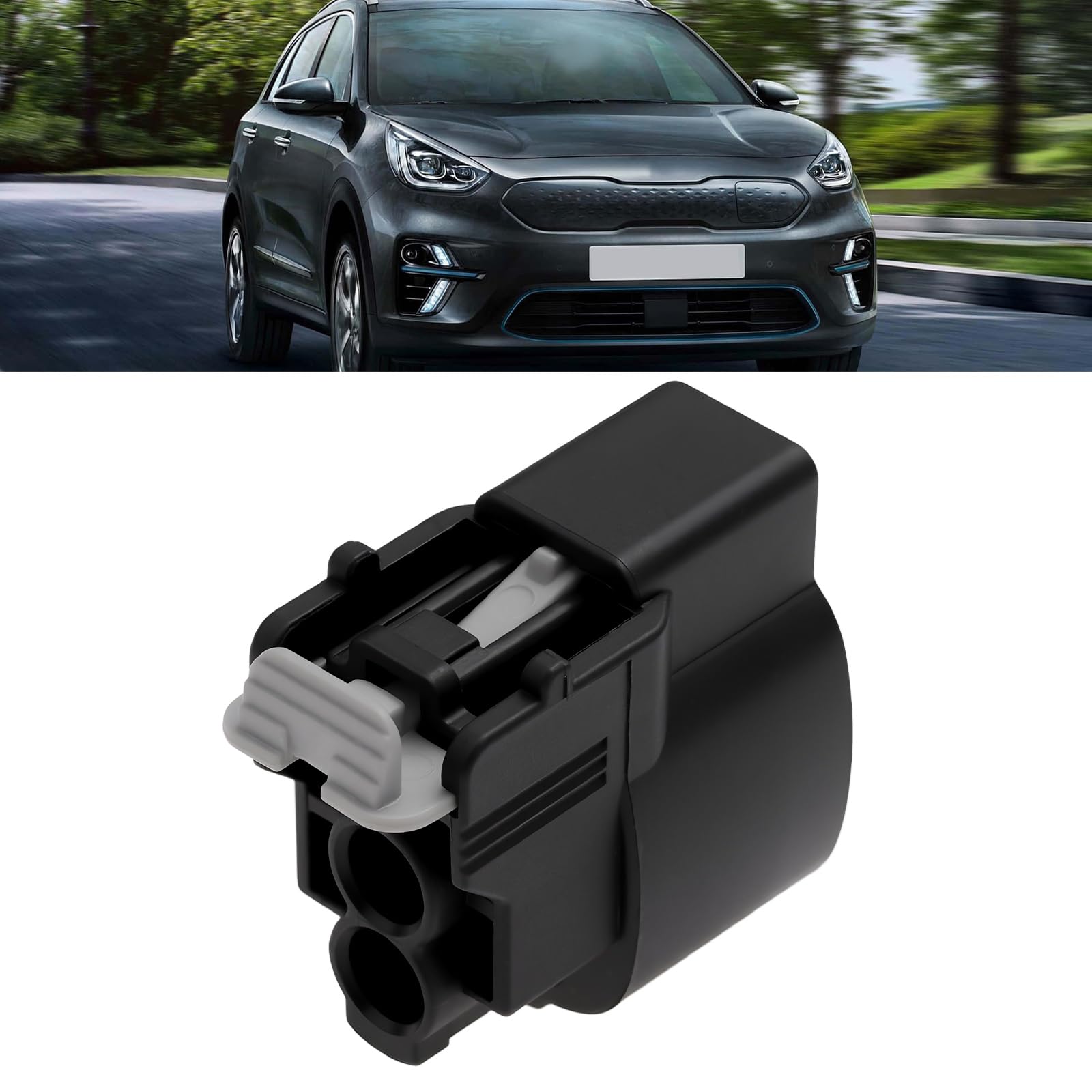 2x 2-pinowe złącze cewki zapłonowej zestaw naprawczy wtyczka kompatybilna z Hyundai kompatybilna z Kia 49093-0211