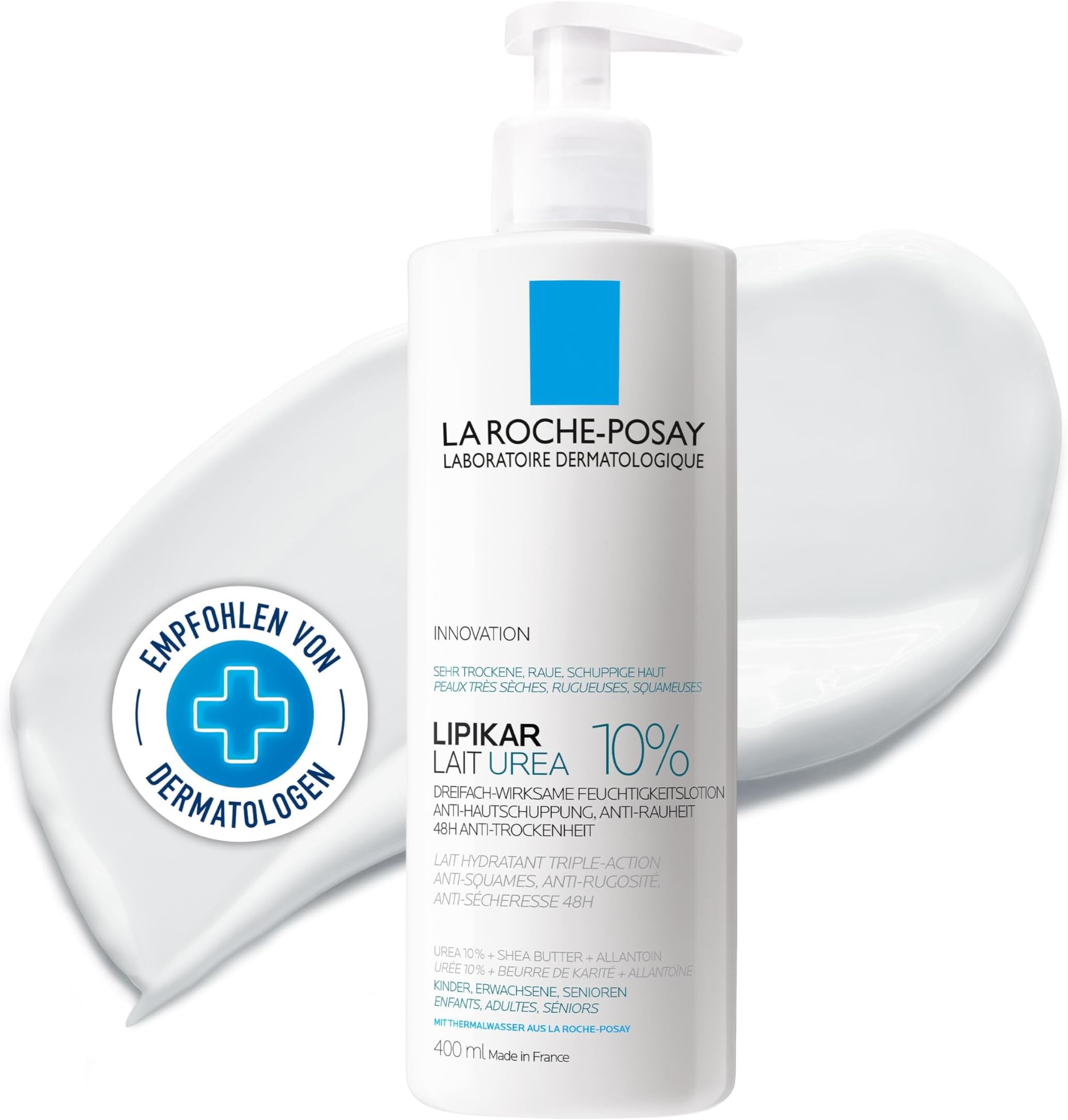 La Roche-Posay Lipikar Urea10% Roughness Smoothing Lotion, 400ml