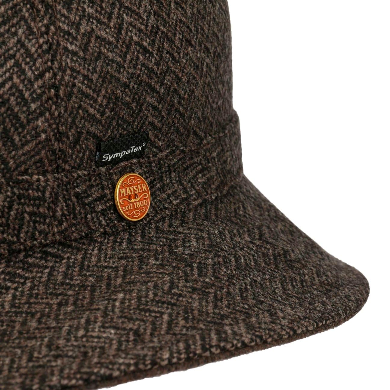 Mayser Stuart Classic Hut Traveller Fischgrat Sympatex Herren Herbst Winter
