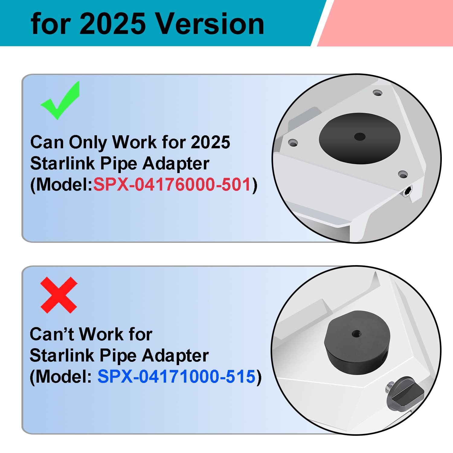 Magnetisch Halterung Adapter für Mini Einstellbar Auto Magnetisch Halterung Kompatibel für Starlink Mini Zubehör-Halterung 37Ib (für Model: SPX-04176000-501)