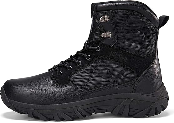 Large Size Outdoor Mens Hiking Shoes, Anti Slip and Waterproof Shoes,Off-Road Shoes, Sports Shoes, Casual Shoes, Steel Toe Shoes, Field Training Military Boots