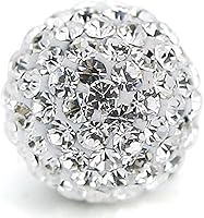 Vista 26 de Bolas de discoteca de 0.394 in de cuentas de arcilla de cristal checo Shamballa pavimenta calidad premium