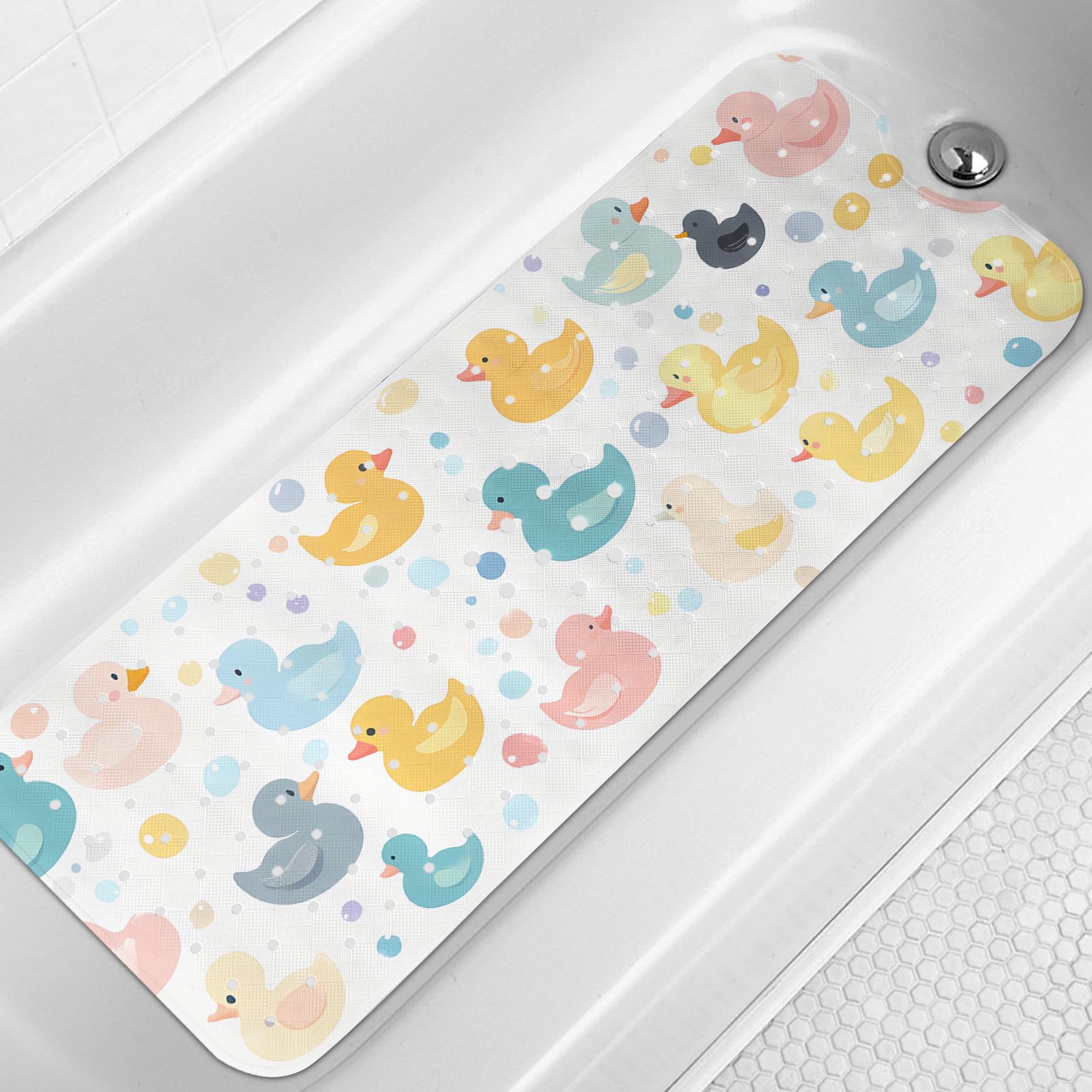 Tapis de bain pour tout-petits Lnond contre les glissades dans la douche