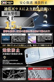 Amazon | Boiyiklonn 対応 iPhone Air ガラスフィルム (2枚) い