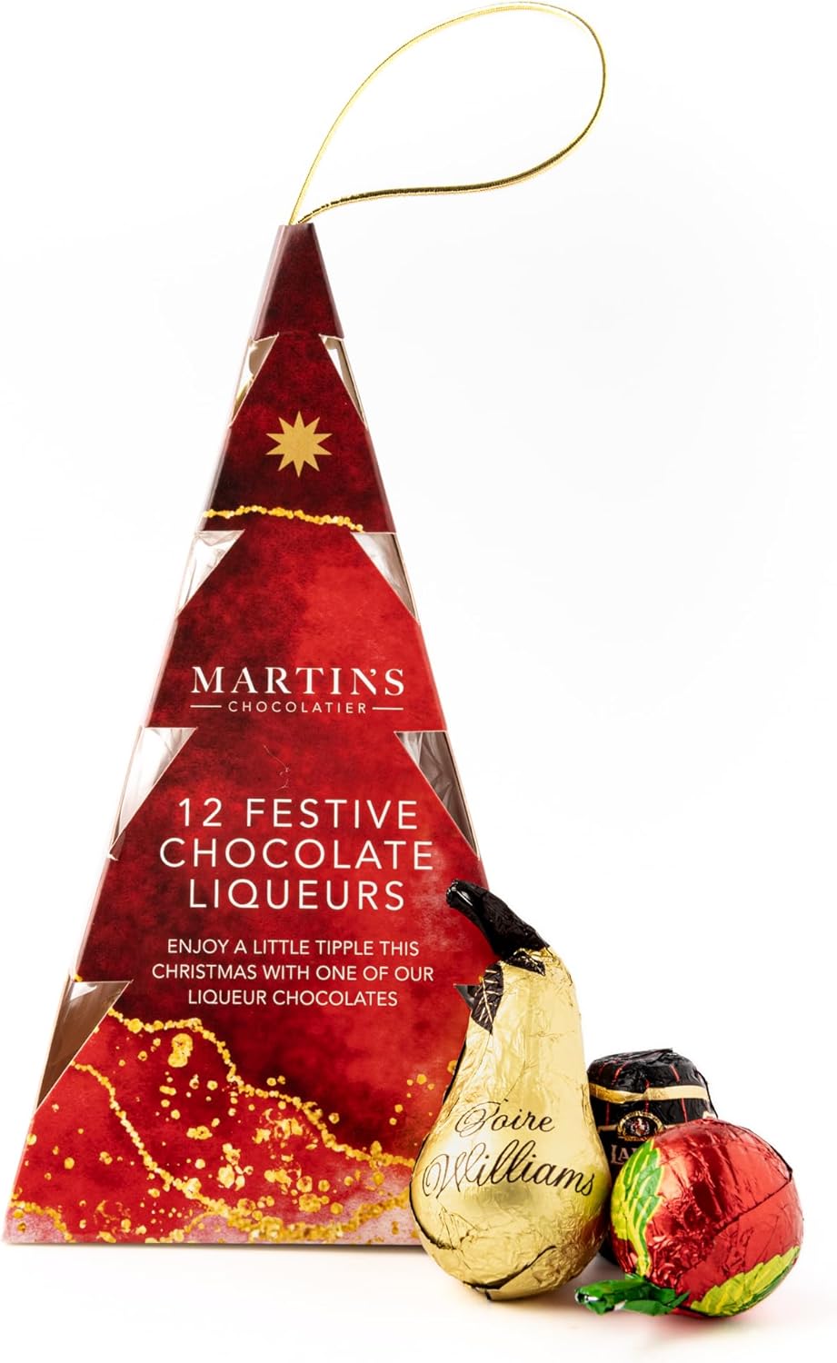 Martin's Chocolatier Christmas Chocolate Liqueur Gift Set Festive