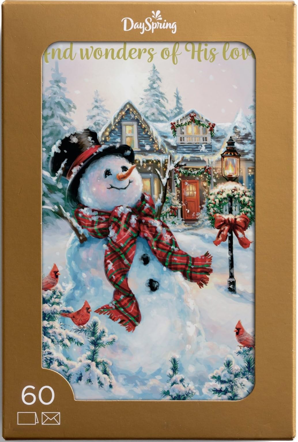 DaySpring - Dona Gelsinger - And the Wonders of HIs Love 60 Assorted Christmas Boxed Cards and Envelopes