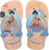Chinelo Havaianas Baby Disney Classics Minnie Mickey Com Elastico Unissex (Amarelo Pop, BR, Bebê, Numérico, M, 20)