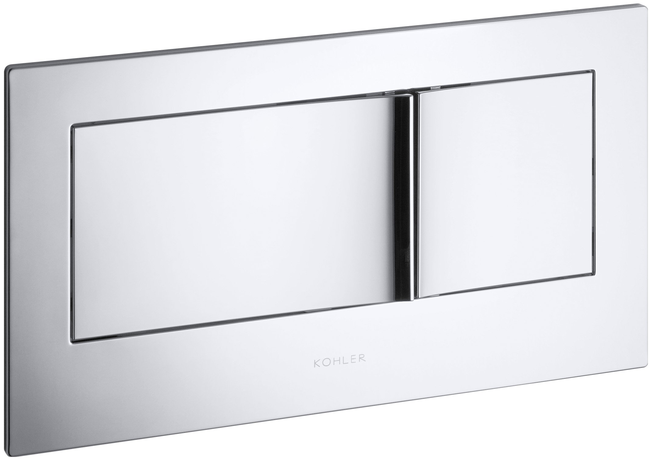 KOHLER K-6298-CP Veil Flush Actuator Plate, Polished Chrome
