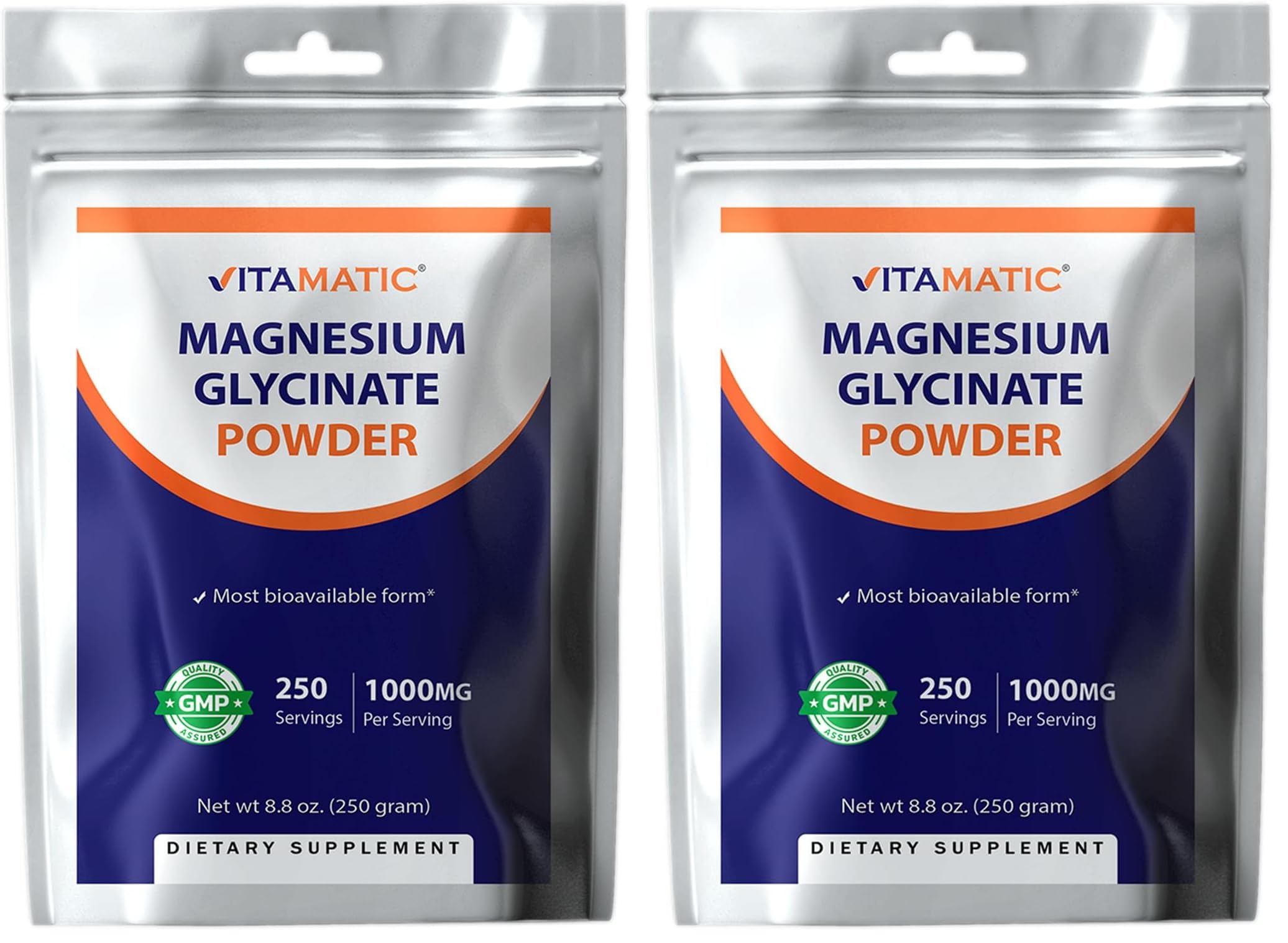 Vitamatic Magnesium (from Glycinate & Oxide) - Supports Muscle, Joint, and Heart Health 250 Grams — Amazon image 10