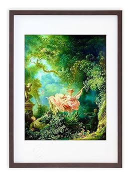 Amazon.co.jp: 版画 絵画 名画 ぶらんこ(1767頃) ジャン・オノレ