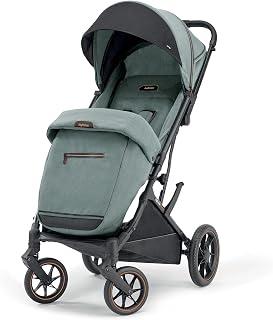 Inglesina Maior Silla de Paseo Compacta y Ligera, Color Igloo Grey, Ruedas Grandes, Respaldo Reclinable, Hasta 22 kg
