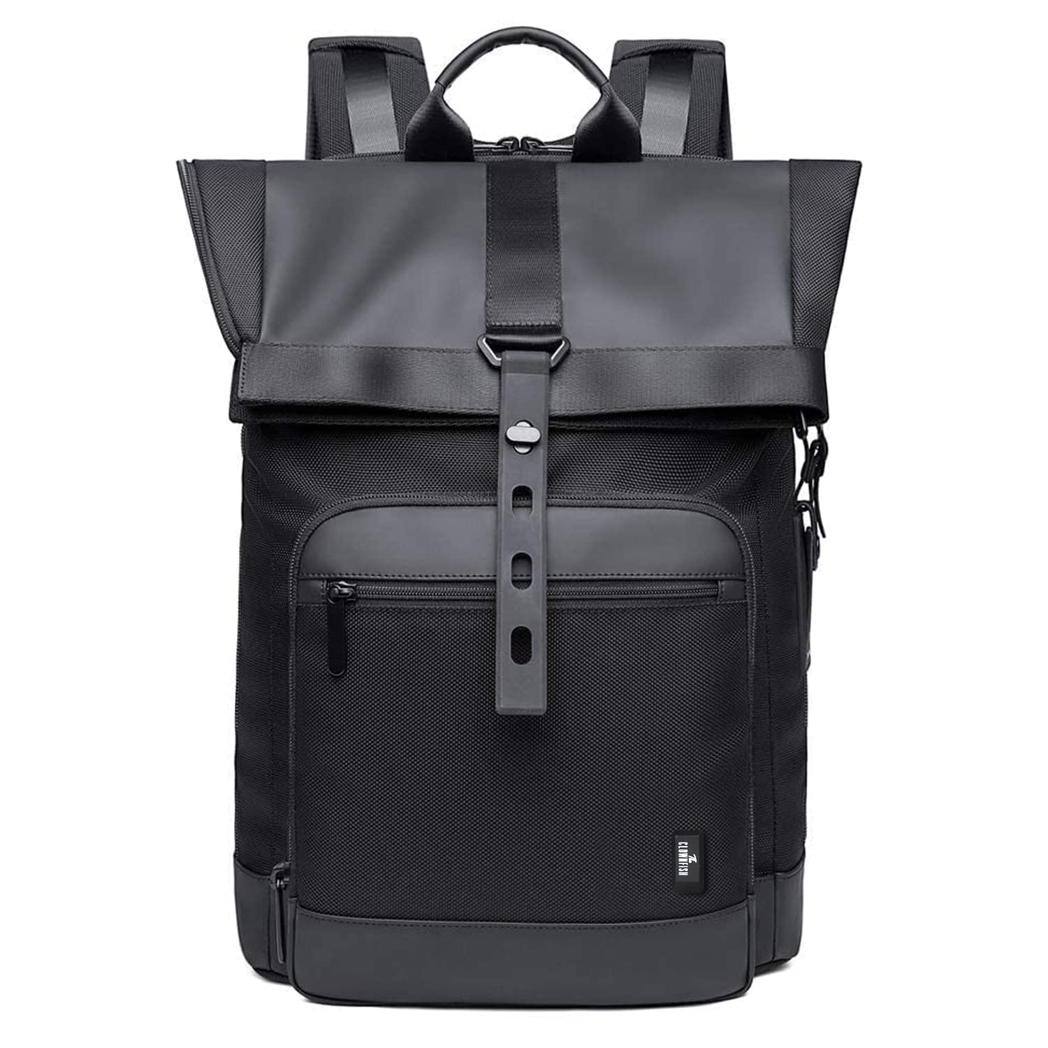 THE CLOWNFISH Water Resistant 30 L Polyester Anti theft Foldable Business Travel 15.6 inch Laptop Backpack (Black) (B09SGBDPNV) Amazon Price History, Amazon Price Tracker