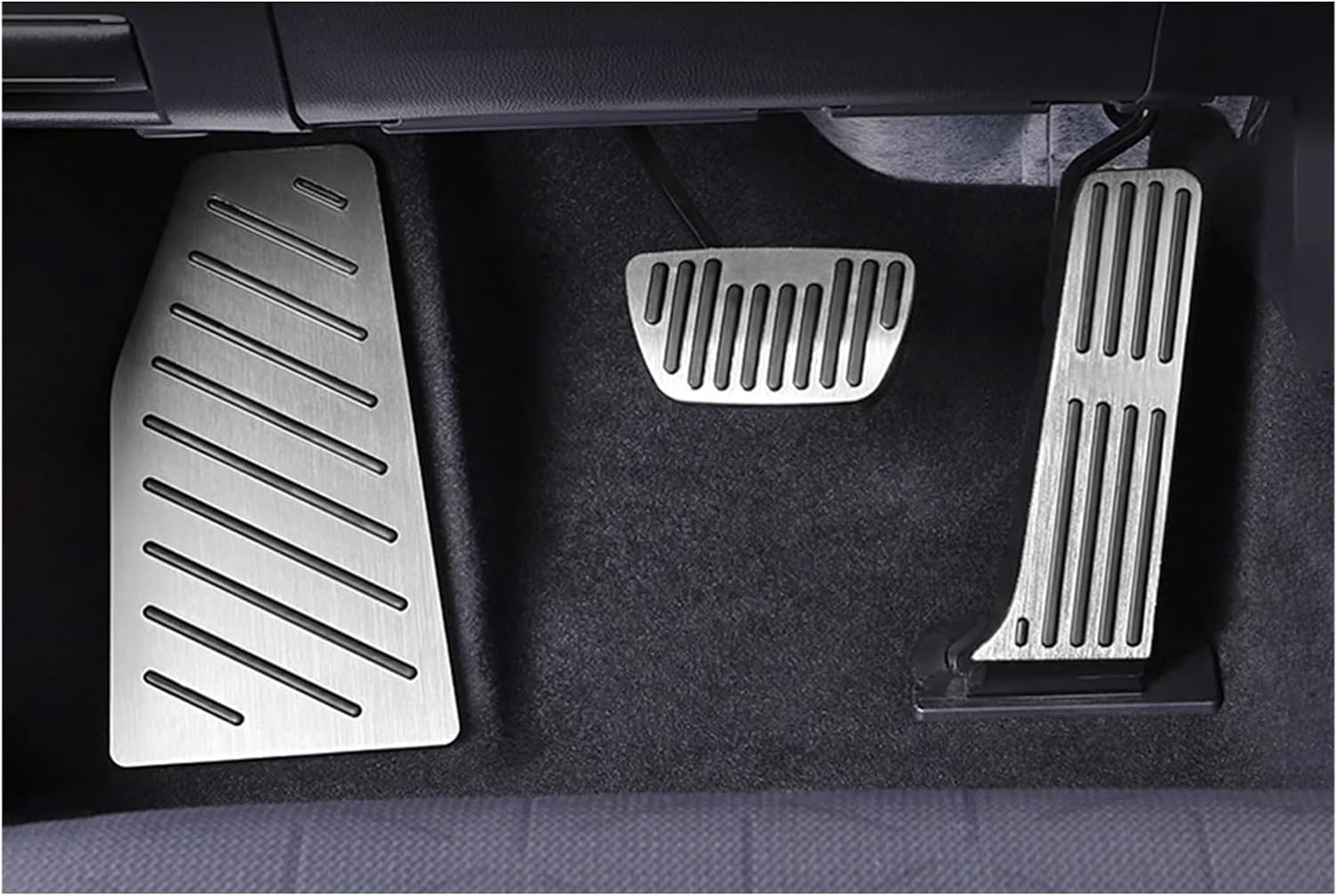 Car Accelerator Brake Pedals Cover Foot Rest Pedal Pad Compatible With Toyota RAV4 XA50 2019 2020 2021 2022 2023 2024 2025 RAV 4 Hybrid(AT 2PCS Red)