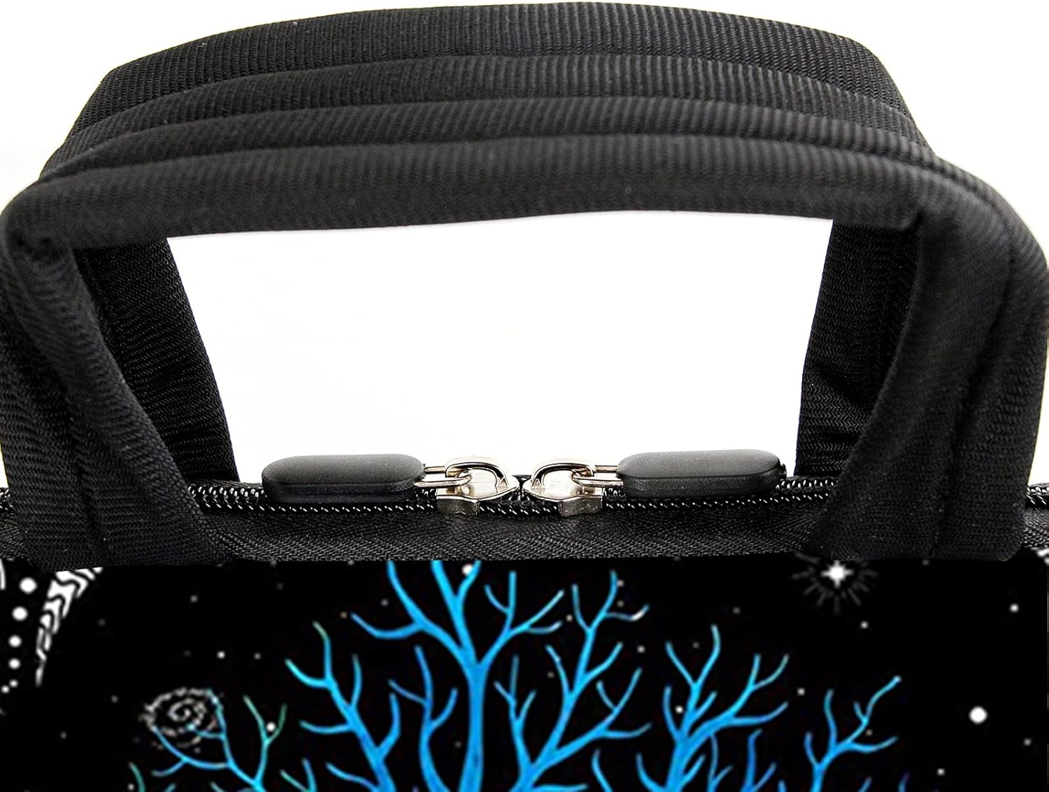 AMARY 17" Laptop Shoulder Bag Carrying Case Adjustable shoulder straps, comfortable handle, front pocket for storing mouse (Color Tree)