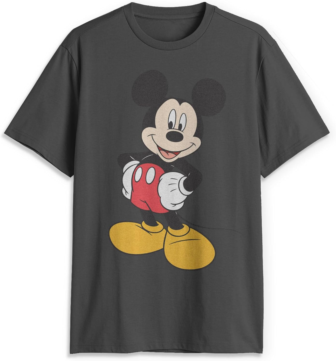 Disney Men's Regular Classic Mickey Mouse Graphic Short Sleeve T