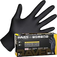 Algopix Similar Product 4 - Raven Powder Free Nitrile Disposable