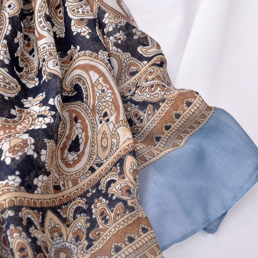 GERINLY Fashion Paisley Scarves Womens Evening Shawl Party Wrap