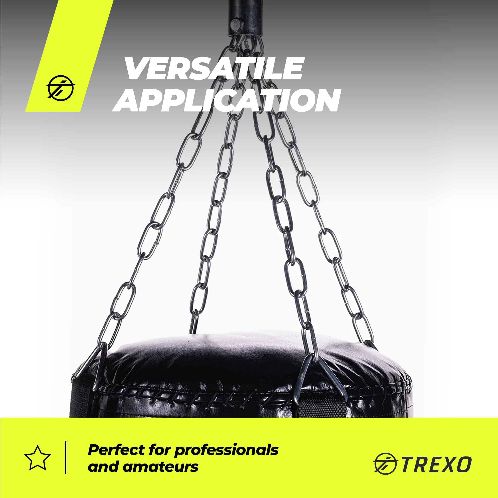 TREXO Saco de Boxeo 120|150 cm Piel PU Duradera Resistente al Desgaste Relleno con un Sistema de Absorción de Impactos Ideal para Entusiastas del Boxeo