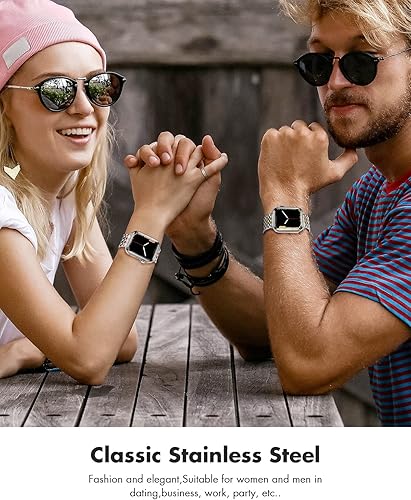 Miniatura 3 de TISIMO Correa de reloj Apple Watch de 1.496 pulgadas, 1.575 pulgadas, 1.614 pulgadas, 1.654 pulgadas, 1.732 pulgadas, 1.772 pulgadas, Series 9, 8,