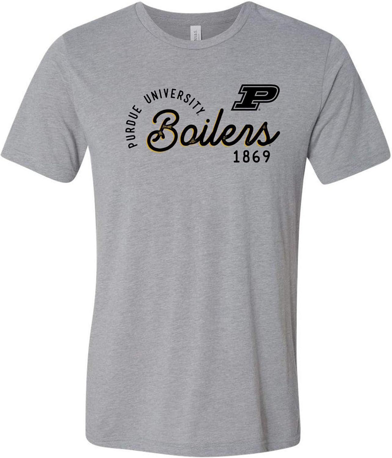 NCAA Sunshine Script, Team Color Canvas Triblend T Shirt, College, University