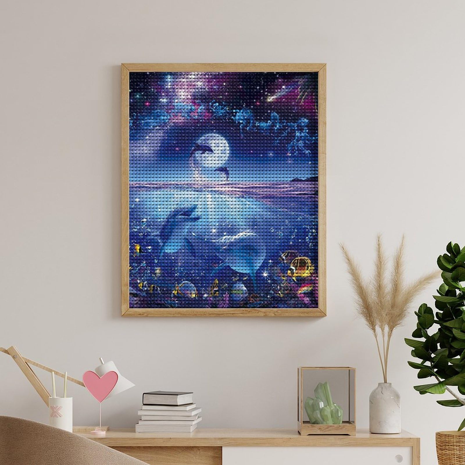 Amazon | ダイヤモンドアート ラッセン 星に願いを ダイヤモンド絵画