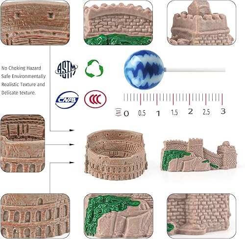 Miniatura 7 de Juego de 17 figuras de animales oceánicos increíbles de 2 a 4 pulgadas, decoración de pastel de 2 a 4 pulgadas, juguetes de animales marinos,