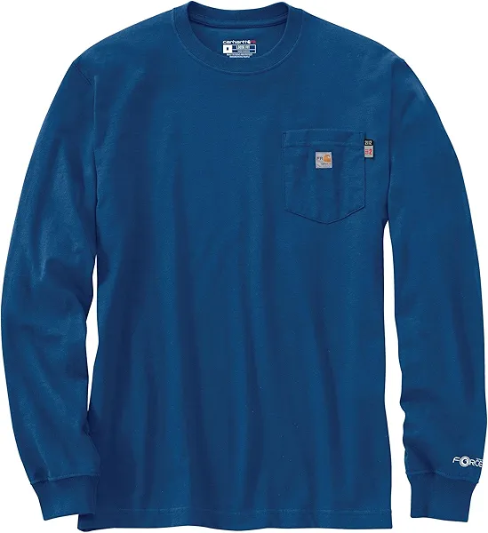 Carhartt Men's 106897 Flame Resistant Force Loose Fit Long-Sleeve Lightweight O