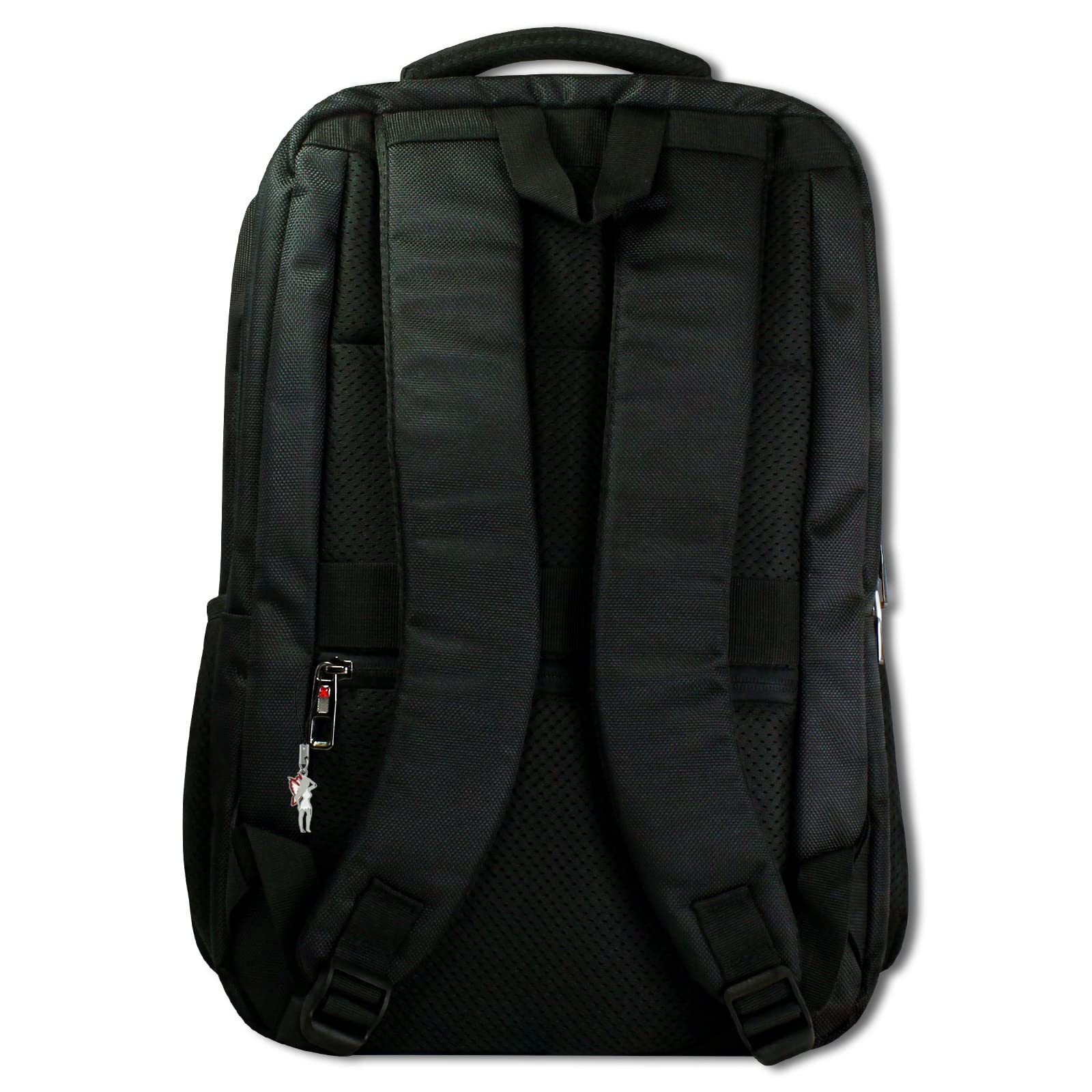 Travel N Meet Laptoprucksack, Notebooktasche gepolstert schwarz ORD212S Polyester Freizeitrucksack