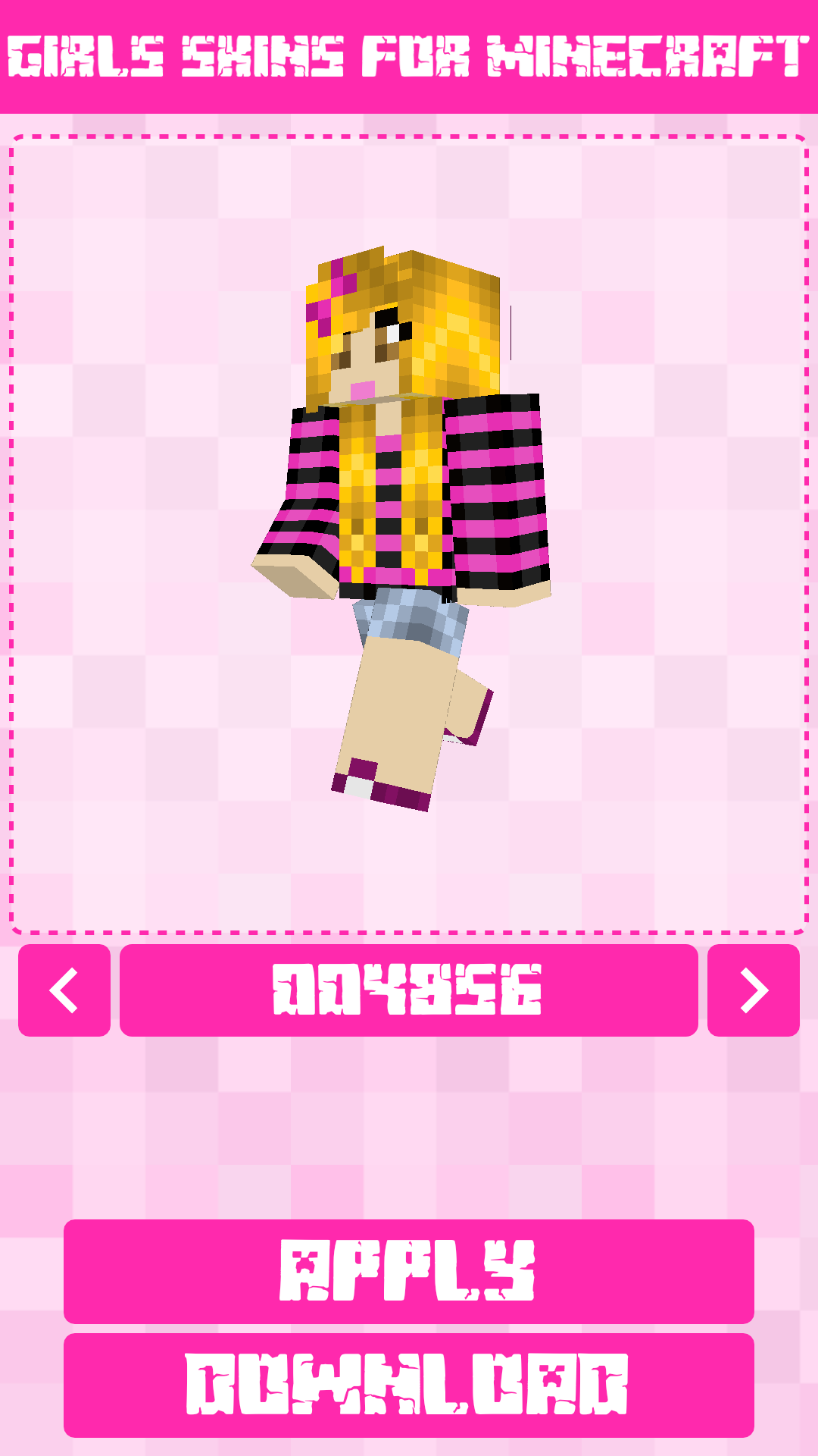 Minecraft Skin Library Girls Skins for Minecraft PE - Free Skins Library (4900+) for Minecraft ...