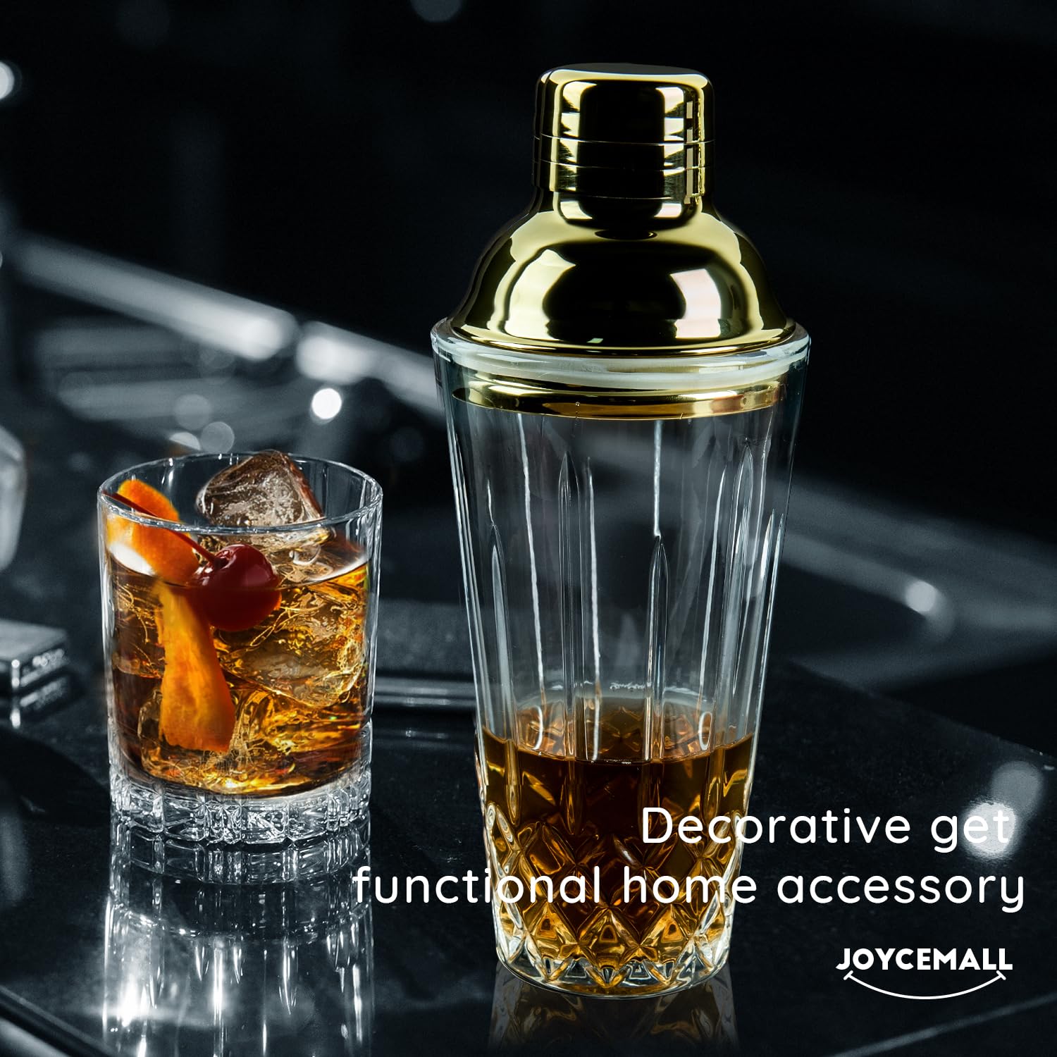 HOMLA Moi Shaker à Cocktail Avec Couvercle Doré - | FindTheDeal