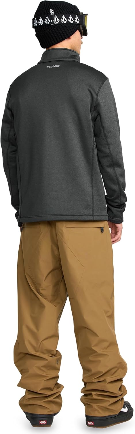 Volcom mens Performance Snowbound Fleece Jacket –zip Pockets & Stretch Fit Tech Fleece - Image 8
