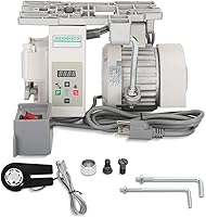 Lonsge 750W Industrial Sewing Machine Servo Motor Kit - 110V 6000RPM w/ Needle Positioner, Synchronizer, Quiet Durable Brushless