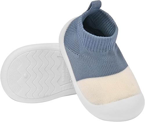 Zapatos para caminar para bebés y niñas con suela de goma, ligeros, antideslizantes, para niños y niñas