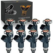 Upgraded Fuel Injectors 12594512 fit for Chevy Tahoe Avalanche Express Silverado Suburban 1500 2007-2009, fit for GMC Yukon Sierra Savana 2007-2009, V8 5.3L Flex, FJ977 8