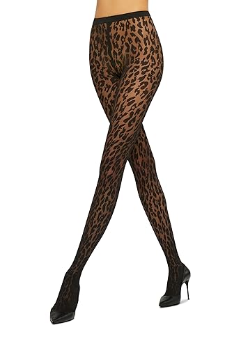 Wolford Tights Leo - XS (4'11"-5'3", 99-143 lbs) - Black/Black