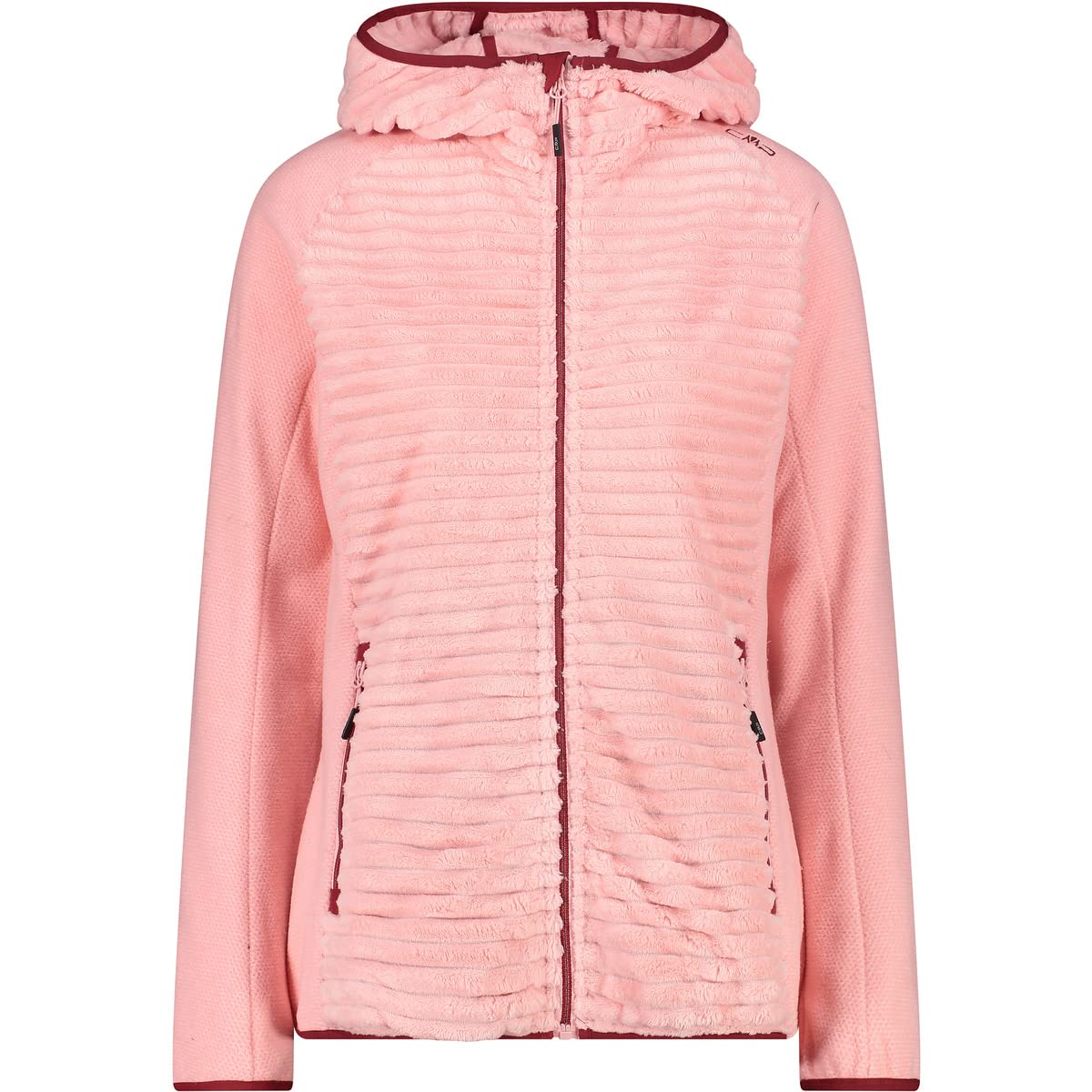 CMP - Woman Jacket Fix Hood, Woman, Peach, 36