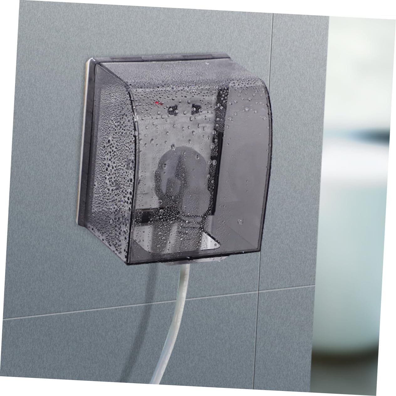 TEHAUX 5sets Home Socket Cover Adhesive Wall Socket Cover Stylish Appearance 2pcs*5