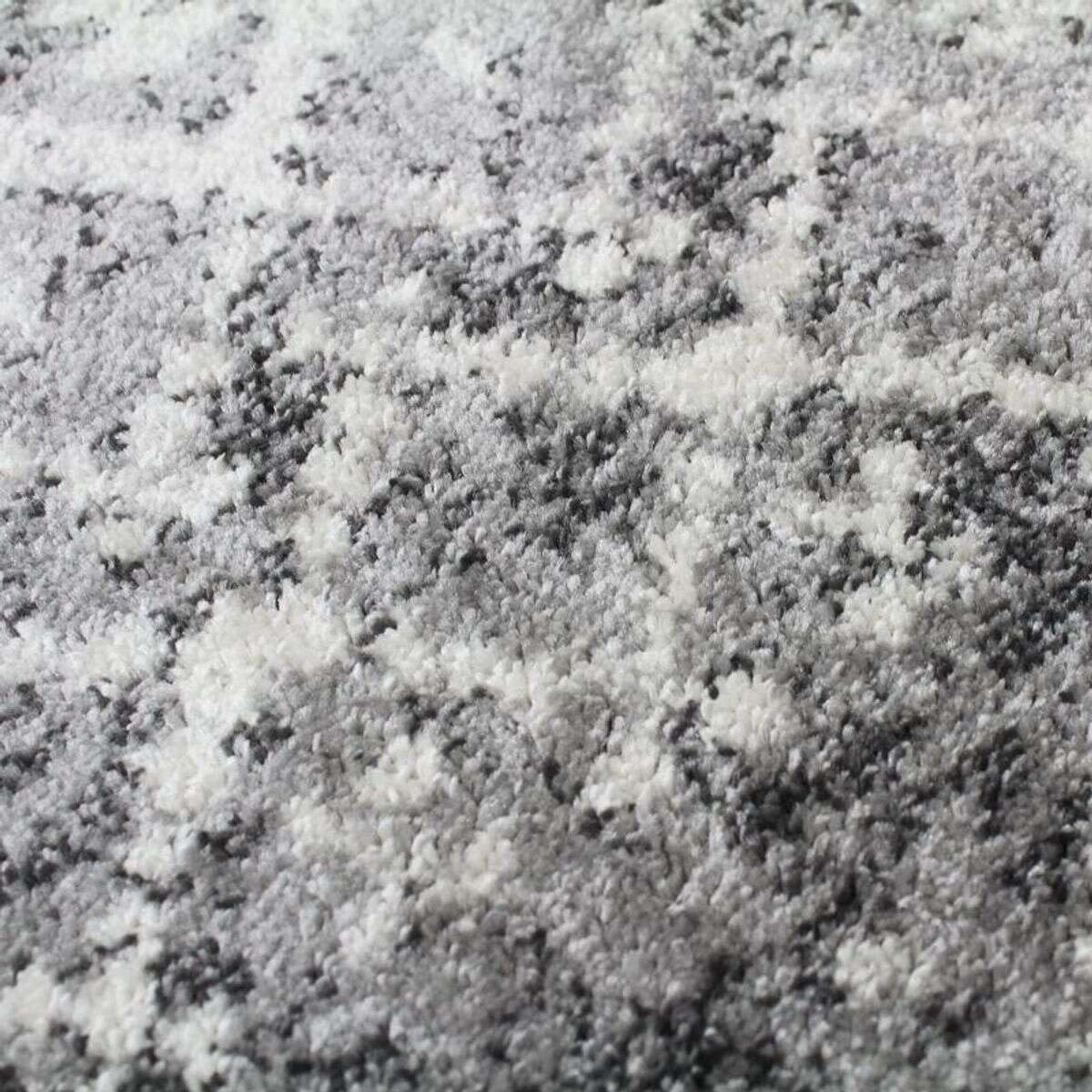 Tapis esprit scandinave à motifs ethniques gris foncé 160x230