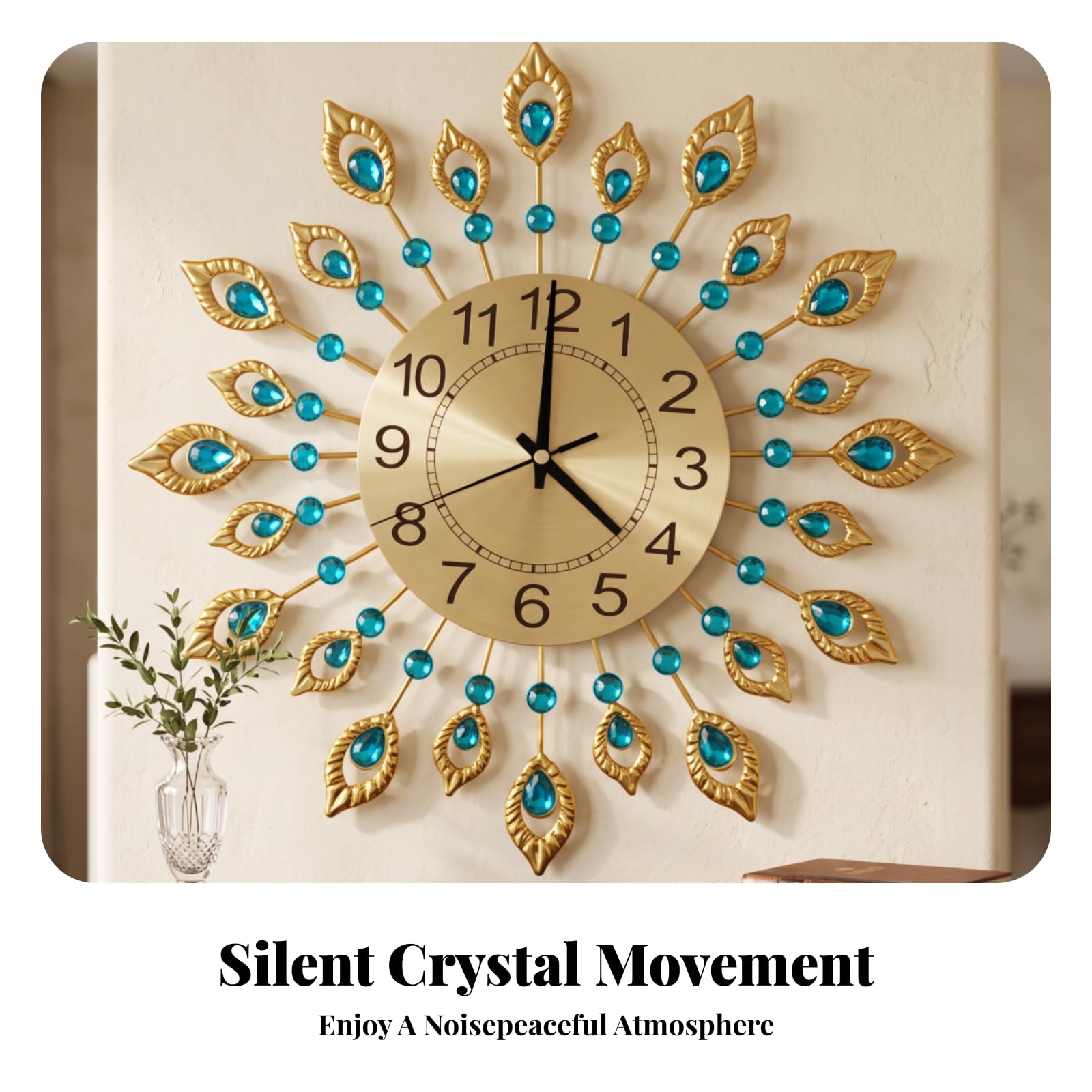 Reloj Pared corativo Elegante, 38 Cm