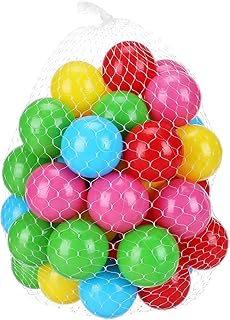 كرات بلاستيكية من Next Store ملونة ناعمة للأطفال - 100 قطعة - كرات لعب آمنة لحوض الكرات، خيمة الأطفال، المسبح، الألعاب الحسية، هدية مثالية، متعددة الألوان، خفيفة الوزن، غير سامة، مقاومة للكسر.