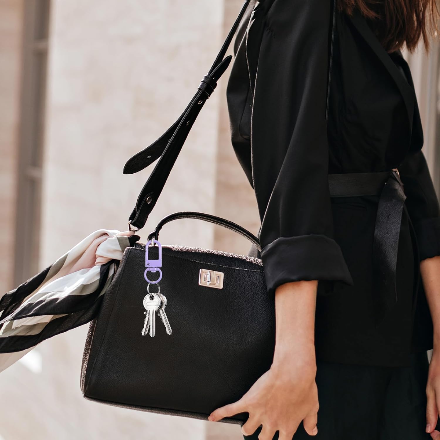 45Pcs Metal Lobster Claw Clasps, Small Swivel Keychain Clasp Colorful Trigger Snap Hooks for Key Chains Bag Charms Dog Tags Jewelry Making Connector DIY Craft Projects - Image 6