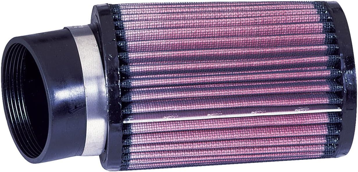 K&N High-Flow Original Lifetime Universal Clamp-On Air Filter: High Performance, Premium, Washable: Flange Diameter: 2.75 In, Filter Height: 6 In, Flange Length: 2 In, Shape: Round, RU-3190