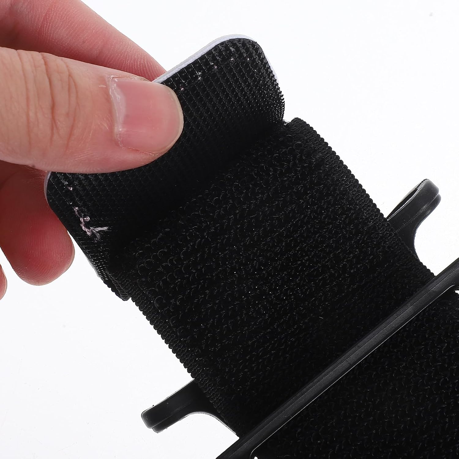 SECFOU Rotatable and Elastic Pu Wrist Strap Mobile Phone Arm Band with 360 Degree Rotation for Secure Phone Holding and Taking Photos, for Running and Cycling Outdoor Sports